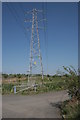 Pylon and power lines in G78 2BS