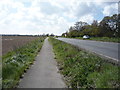 Cycle path beside the A12 in NR31 6HD