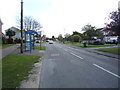 Bus stop and shelter on Station Road, Hopton-on-Sea in NR31 9SR