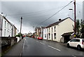 Wires over Brecon Road, Ystradgynlais in SA9 1HJ