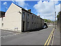 Row of houses at the western end of King Street, Neath in SA11 1LJ