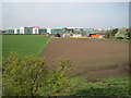 View from a Newcastle-Edinburgh train - Quorum Business Park in NE12 8ER