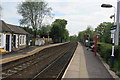 Bromley Cross railway station - looking south in BL7 9NB