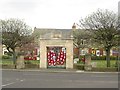 Memorial Park gate, Newbiggin-by-the-Sea in NE64 6ST
