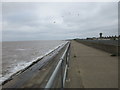 The sea wall near Cleethorpes in DN35 7UW