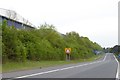 Exit slip road from M5 at Junction 9 southbound in GL20 8GB