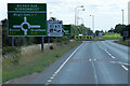 A17 at Bicker Bar Roundabout in PE20 3AN