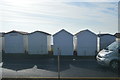 Beach huts, Cooden beach in TN39 4TW