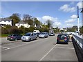 The car park at Gunnislake railway station in PL18 9YT