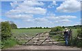 Track to the Bridgwater Canal from School Lane, Dunham Massey in Dunham Massey