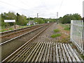 View from the foot crossing over the railway at Fullers End, near Elsenham in CM22 6DX