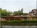 Manchester Ship Canal, Waste Metal Recycling Plant at Irwell Park Wharf in M17 1QS