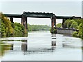 Manchester Ship Canal, Irlam Railway Viaduct in M44 6GP