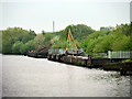 Manchester Ship Canal, Dredging Jetty near Thelwall in WA4 2RB