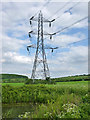 National Grid power line ZB in EN9 2EF