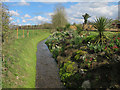 Stream and garden, Billingford in NR20 4RF