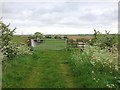Gate on Ham Wall, Cliffe Marshes in Cliffe and Cliffe Woods