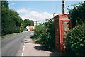 Phone box at Upton Bishop in HR9 7TU
