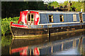 Narrowboat near Stretton Stop in CV23 0RZ