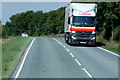 HGV on the A52 West of Threekingham Bar in NG34 0DT