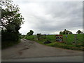 Entrance to Cooksey Lodge Farm, Berry Lane, Elmbridge in B61 9HB