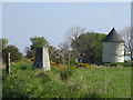 Trig Point and Water Tower in IV32 7LR