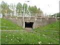 Underpass under Nelson Drive, Cramlington in NE23 8BJ
