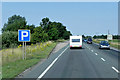 Layby on Westbound A17 near Long Sutton in PE12 9RX