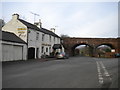Midland Hotel and railway bridge, Lazonby in Lazonby
