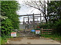 Entrance to electricity substation, near Feckenham in B96 6HG