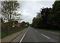 Entering Great Horkesley on the A134 Nayland Road in CO4 6DL