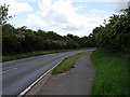 A bend in the road on the A477 in SA73 1PZ