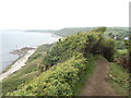 Osmington Mills: the coast path from Bran Point in DT3 6HQ