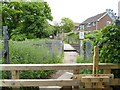Footpath over railway west of Valebridge Road in RH15 0ZG