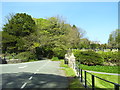 St Issells graveyard and road, Saundersfoot in SA69 9AL