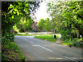 Brickendon Lane becomes suburban in SG13 8BA