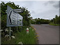 Signposts almost at the A371 in BA5 3PY