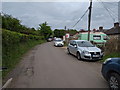 Cars and houses at Shoscombe in BA2 8NE