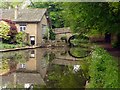 Reflections in the Macclesfield Canal in SK10 5BA