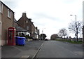 Telephone box on Main Street, Swinton in TD11 3JQ