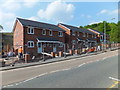Six new houses where the railway used to run in Cefn Community