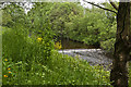 A weir on Pendle Water in BB9 5ST