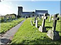 The parish church of St. Carantoc, Crantock, Cornwall in TR8 5RB