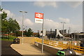 View of the new Lea Bridge station from Argall Way in E10 7NX