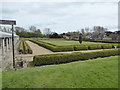 Reconstructed Roman garden at Fishbourne Palace in PO18 8AN