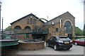 View of the Markfield Beam Engine Museum building from Markfield Park in N17 9PN