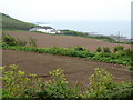Farmland and coast east of Marazion in TR17 0AL
