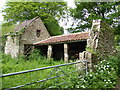 Disused farm buildings near Tregagle in NP25 4SE