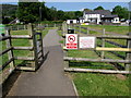 Dim cŵn/No Dogs notice, Henllys, Cwmbran in NP44 6EA