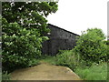 Corrugated iron barn at Manor Farm in Clenchwarton